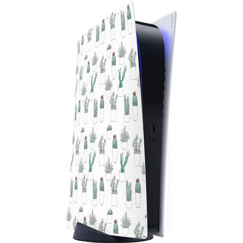 Succulent Pattern PlayStation PS5 Skins